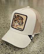 Load image into Gallery viewer, Goorin Brothers Trucker Cap - Cream Warrior Cheetah