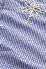 Load image into Gallery viewer, No Nationality Quincy Stripe Shirt - Blue