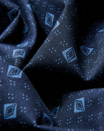 Load image into Gallery viewer, Ben Sherman Geo Print Poplin Long Sleeve Shirt - Midnight

