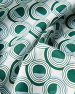 Load image into Gallery viewer, Ben Sherman Retro Circle Print Poplin Long Sleeve Shirt - Green
