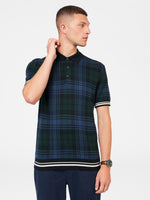 Load image into Gallery viewer, Ben Sherman Blackwatch Check Polo - Black
