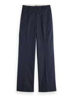 Load image into Gallery viewer, Scotch and Soda Woman Core Edie Pant - Night Blue Pinstripe
