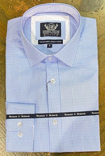 Load image into Gallery viewer, Thomson & Richards Leece Houndstooth Shirt - Aqua