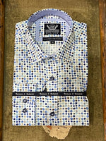 Load image into Gallery viewer, Thomson & Richards Print Shirt - Pebble - Mitchell McCabe Menswear