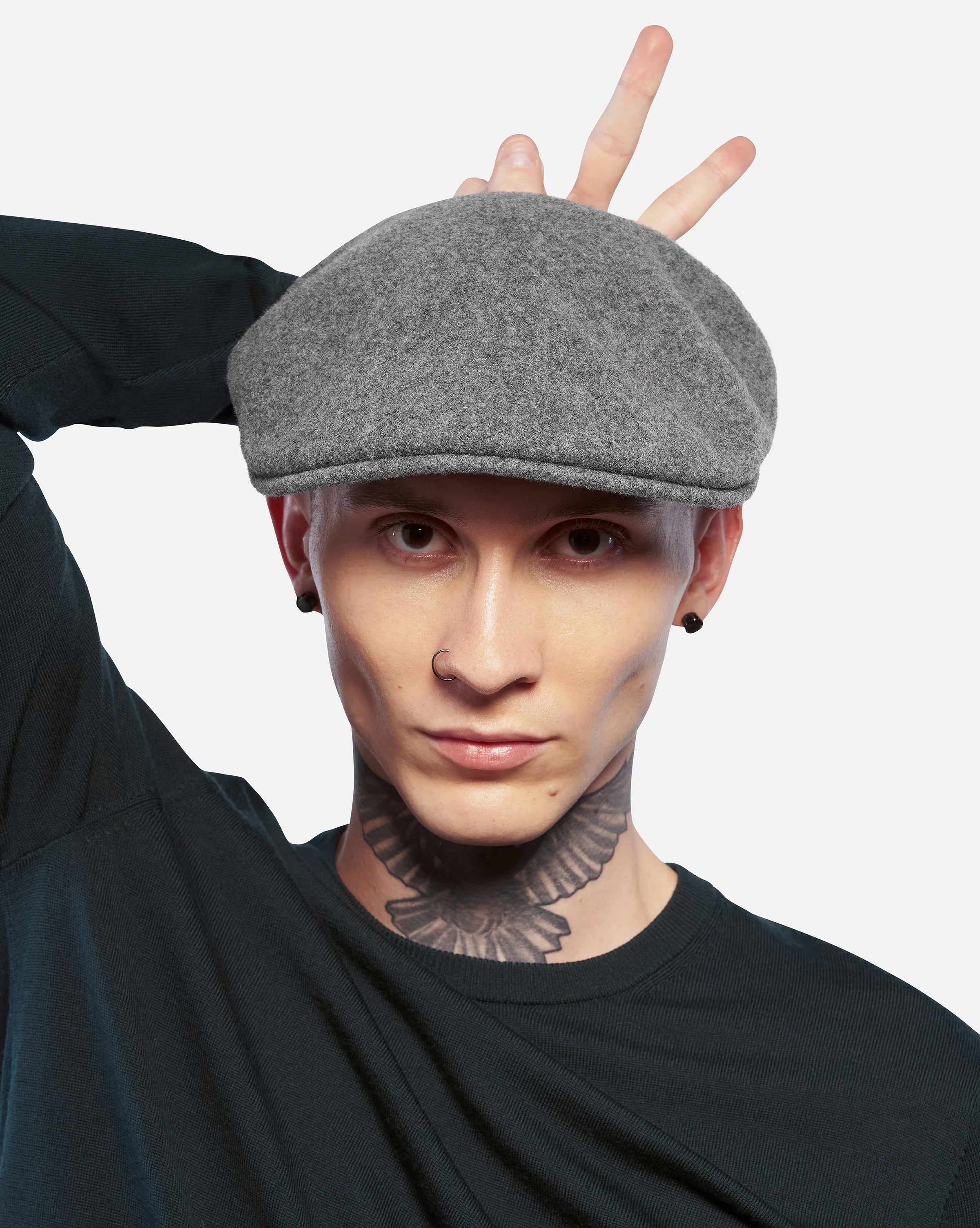 Kangol Wool 504 Cap - Dark Flannel