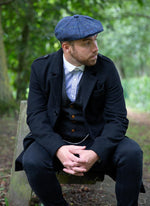 Load image into Gallery viewer, Dents Abraham Moon Tweed 8 Piece Checked Cap - Blue - Mitchell McCabe Menswear
