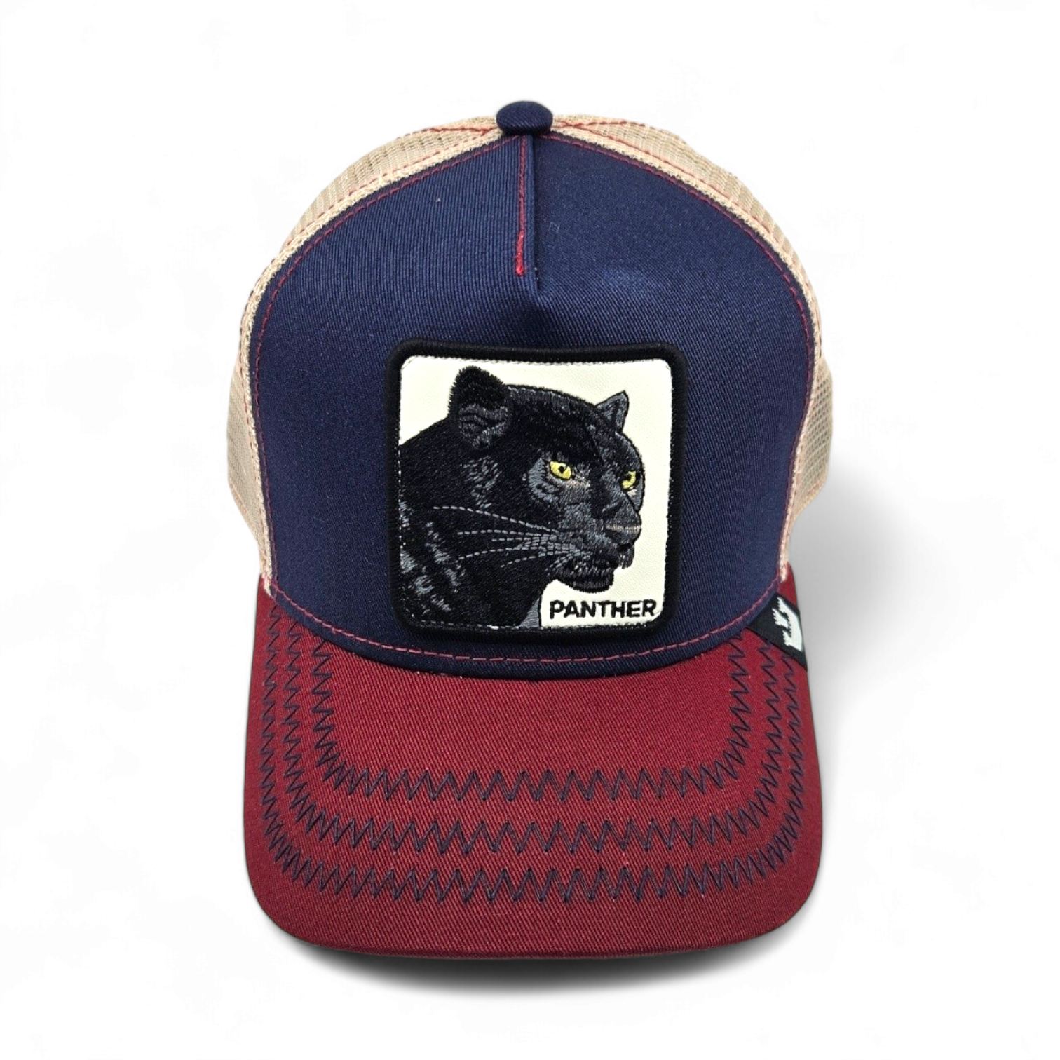 Goorin Brothers Trucker Cap - Navy Red Panther