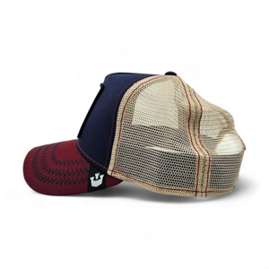 Goorin Brothers Trucker Cap - Navy Red Panther