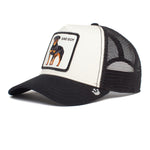 Load image into Gallery viewer, Goorin Brothers Trucker Cap - Black/White Baddest Boy
