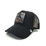 Load image into Gallery viewer, Goorin Brothers Trucker Cap - Black Alpha Dog
