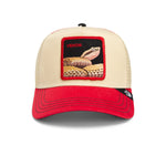 Load image into Gallery viewer, Goorin Brothers Trucker Cap - Beige Venom Snake
