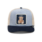Load image into Gallery viewer, Goorin Brothers Trucker Cap - Denim Cuddly Trucker Light Denim
