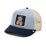 Load image into Gallery viewer, Goorin Brothers Trucker Cap - Denim Cuddly Trucker Light Denim
