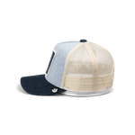 Load image into Gallery viewer, Goorin Brothers Trucker Cap - Denim Cuddly Trucker Light Denim
