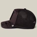 Load image into Gallery viewer, Goorin Brothers Trucker Cap - Velour Boss Void
