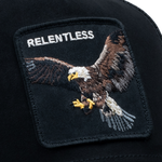 Load image into Gallery viewer, Goorin Brothers Trucker Cap - Suede Relentless Eagle Void
