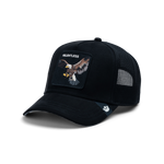Load image into Gallery viewer, Goorin Brothers Trucker Cap - Suede Relentless Eagle Void
