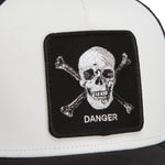 Load image into Gallery viewer, Goorin Brothers Trucker Cap - Danger Skull and Crossbones Void

