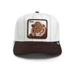 Load image into Gallery viewer, Goorin Brothers Trucker Cap - Pinstripe Lion Mineral Grey
