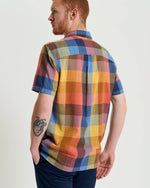 Load image into Gallery viewer, Ben Sherman Multicolour Check Short Sleeve Shirt - Sienna
