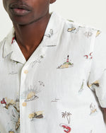 Load image into Gallery viewer, Ben Sherman Brighton to Amalfi Print Shirt - White
