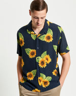 Load image into Gallery viewer, Ben Sherman Sunflower Print Shirt - Navy
