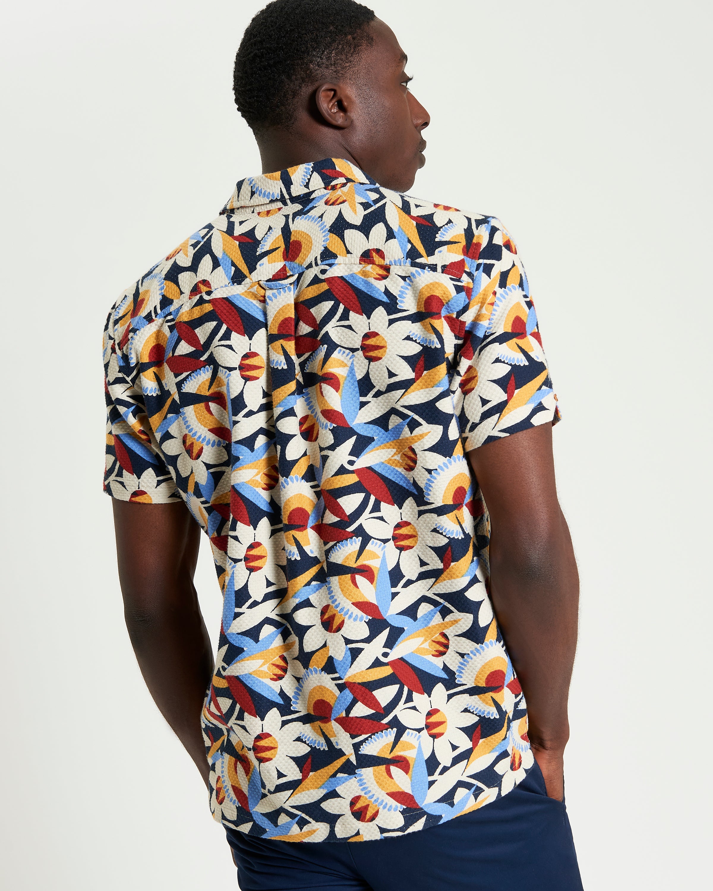 Ben Sherman Abstract Floral Print Shirt - Multi