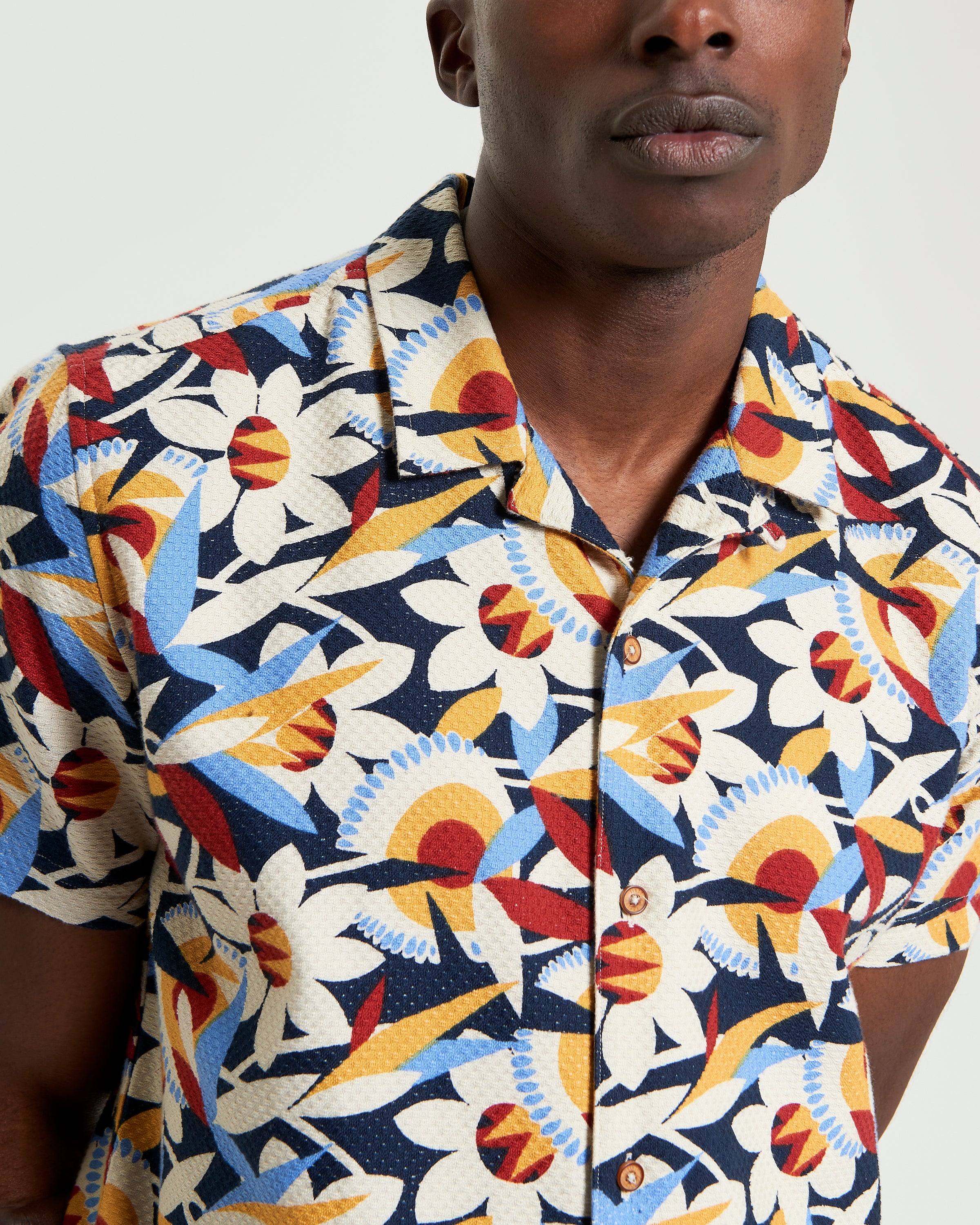 Ben Sherman Abstract Floral Print Shirt - Multi