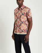 Load image into Gallery viewer, Ben Sherman Foulard Border Print Shirt - Red
