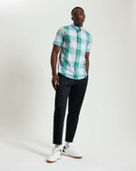 Load image into Gallery viewer, Ben Sherman Multi Coloured Overcheck - Jade
