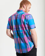 Load image into Gallery viewer, Ben Sherman Large Madras Check Shirt - Kingfisher
