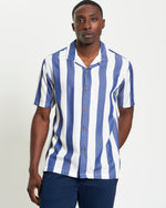 Load image into Gallery viewer, Ben Sherman Viscose Stripe Shirt - Royal
