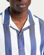 Load image into Gallery viewer, Ben Sherman Viscose Stripe Shirt - Royal
