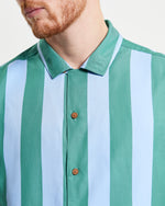 Load image into Gallery viewer, Ben Sherman Viscose Stripe Shirt - Jade
