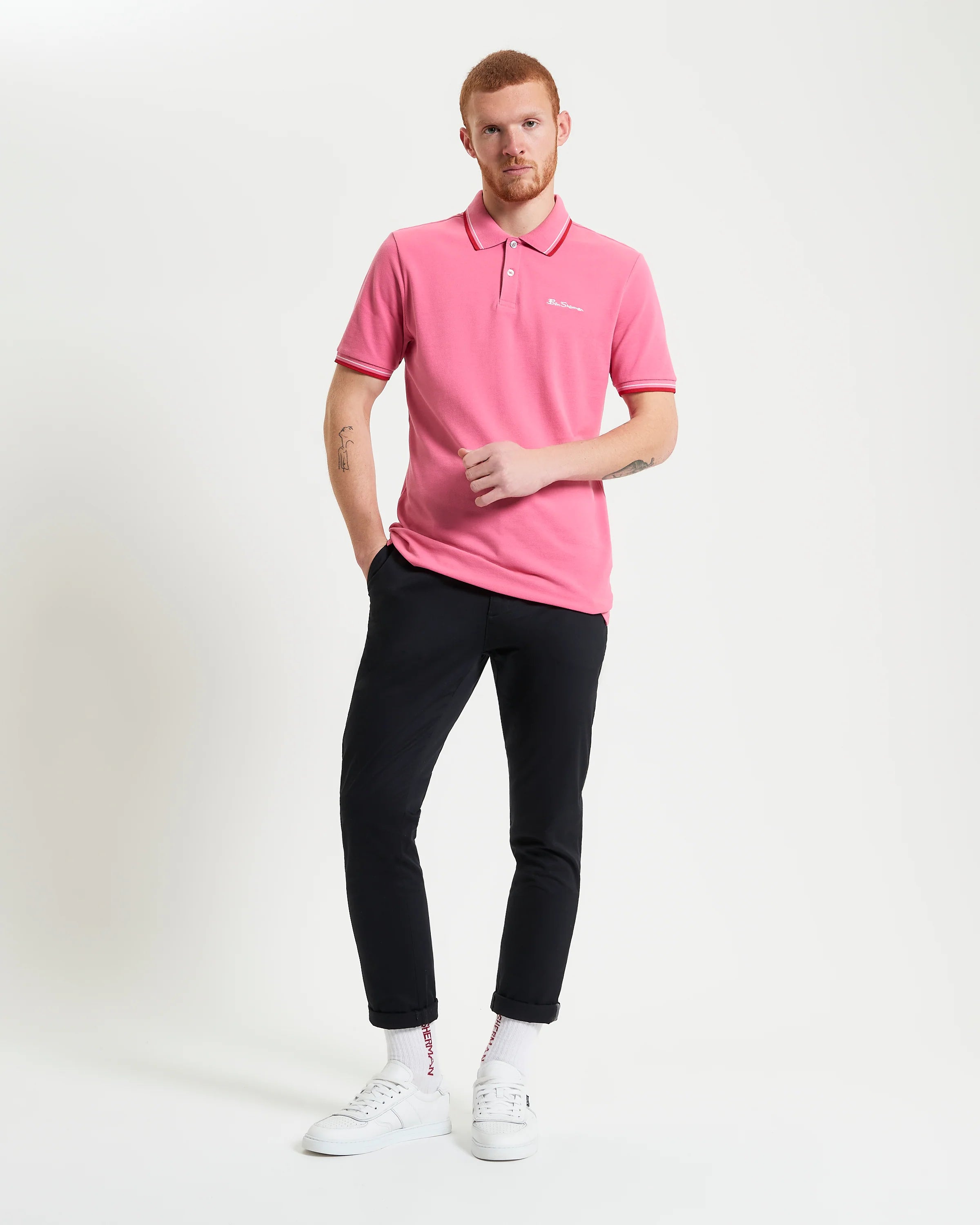 Ben Sherman Signature Polo - Pink