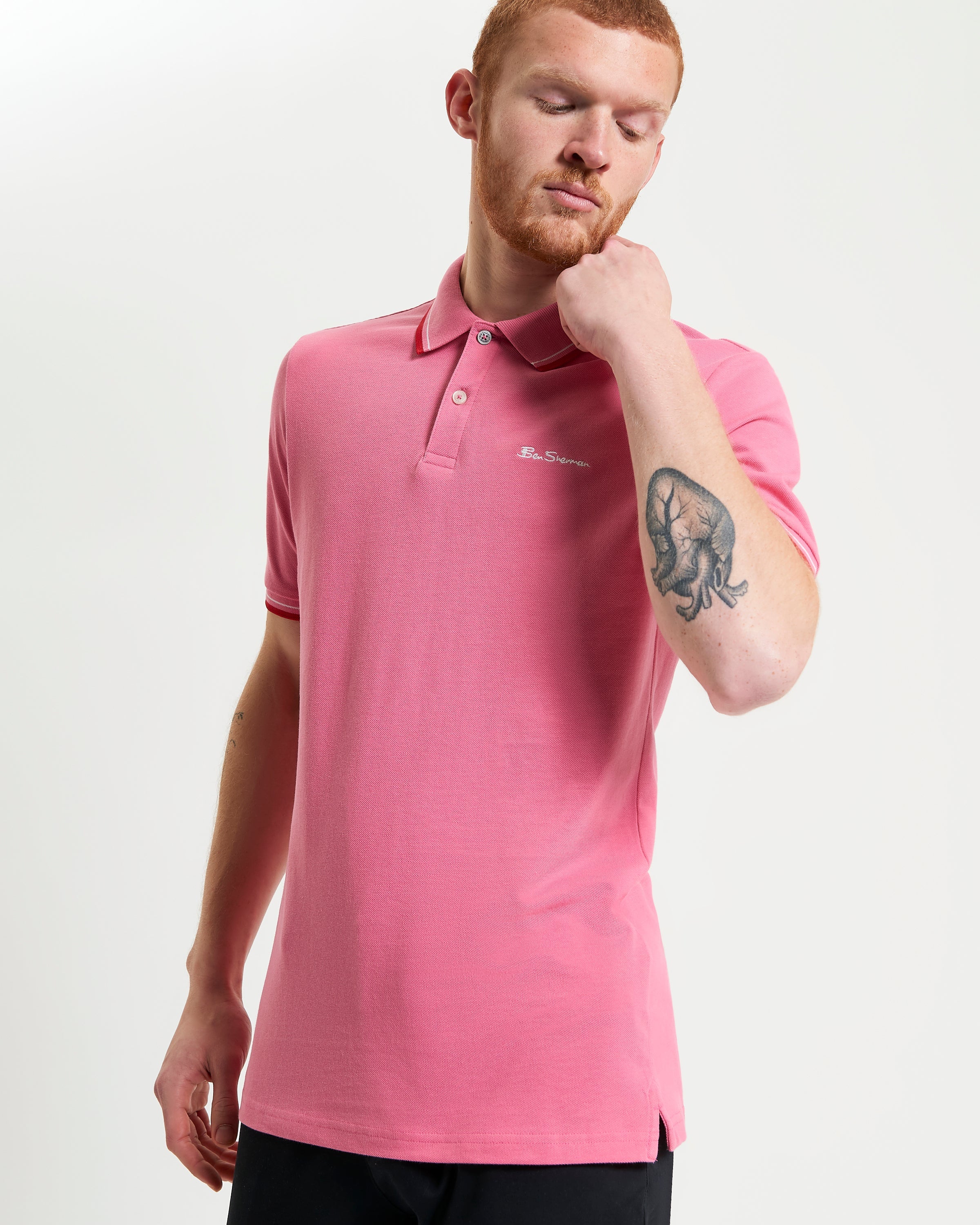 Ben Sherman Signature Polo - Pink