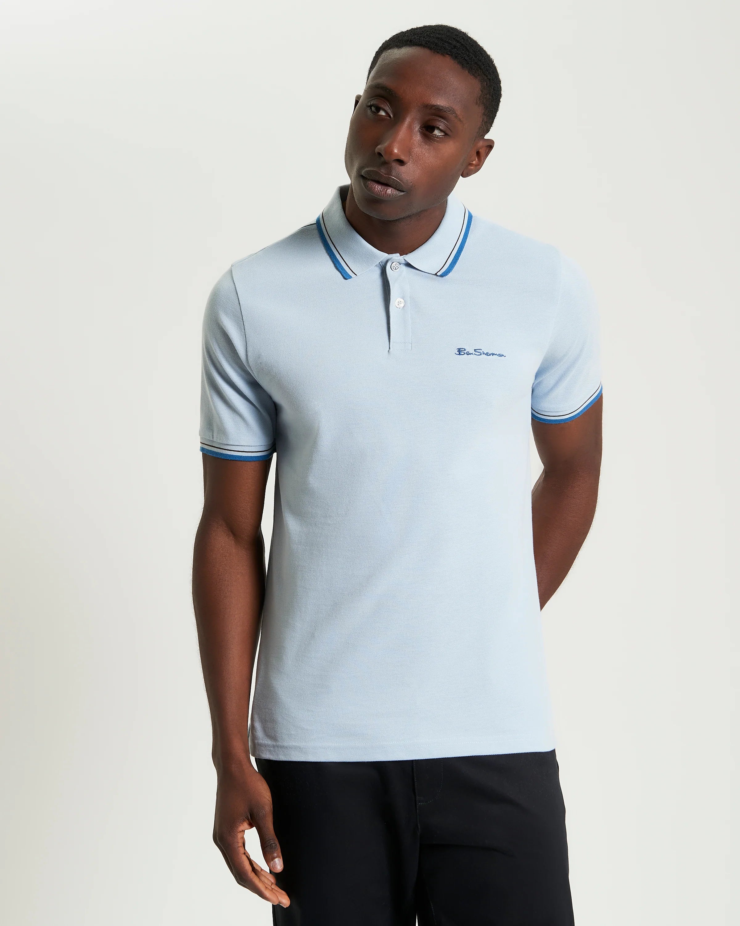 Ben Sherman Signature Polo - Ice Blue
