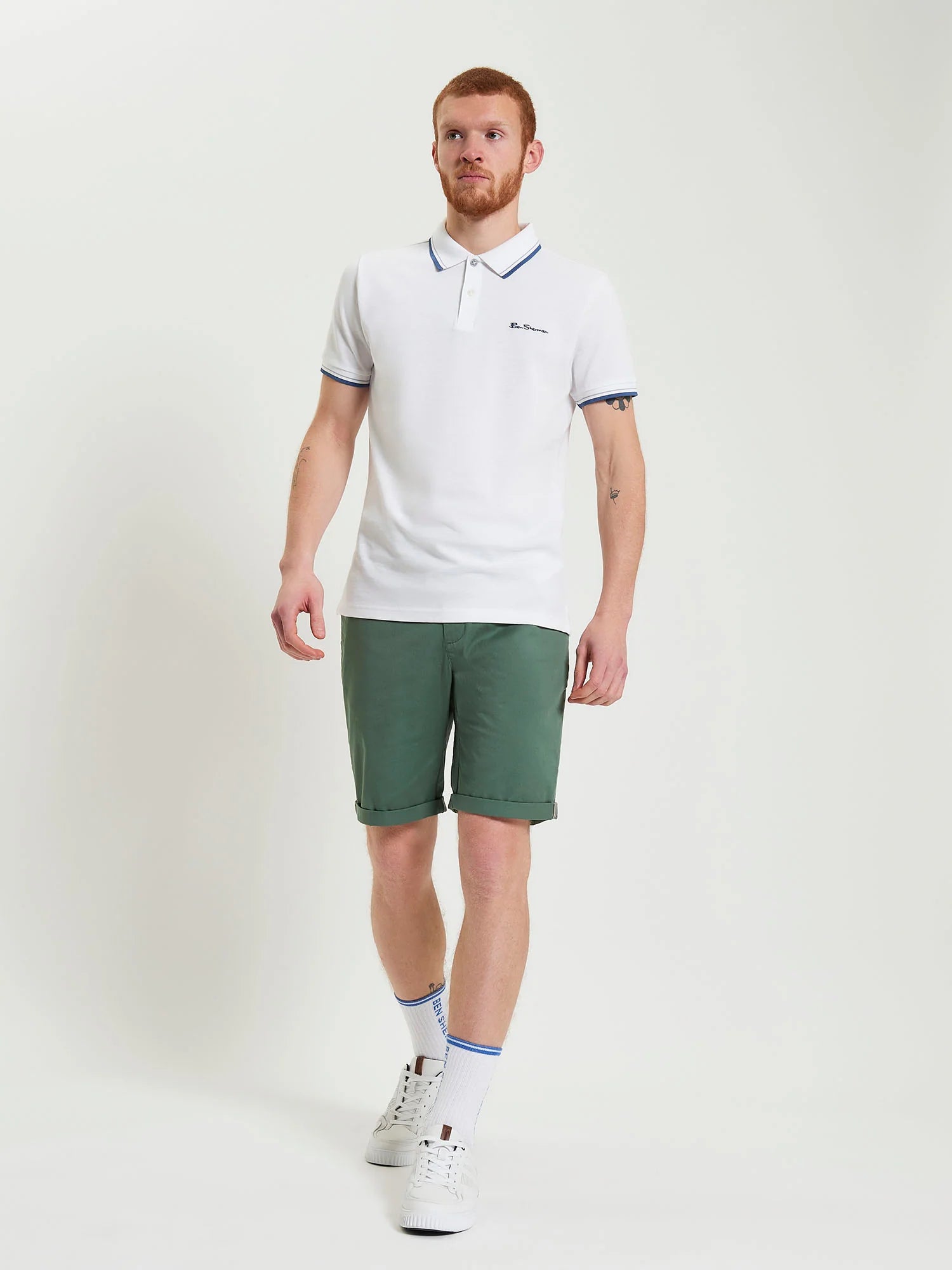 Ben Sherman Signature Polo - White