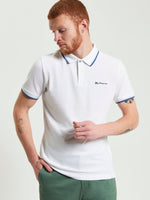 Load image into Gallery viewer, Ben Sherman Signature Polo - White
