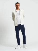 Load image into Gallery viewer, Ben Sherman Tipped Long Sleeve Polo - White - Mitchell McCabe Menswear
