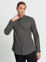 Load image into Gallery viewer, Ben Sherman Mono Block Print Shirt - Black - Mitchell McCabe Menswear
