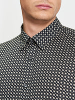 Load image into Gallery viewer, Ben Sherman Mono Block Print Shirt - Black - Mitchell McCabe Menswear

