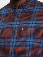 Load image into Gallery viewer, Ben Sherman Ombre Check Shirt - Marine
