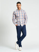 Load image into Gallery viewer, Ben Sherman Irregular Check Shirt - Oyster White
