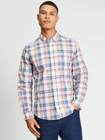Load image into Gallery viewer, Ben Sherman Irregular Check Shirt - Oyster White
