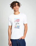 Load image into Gallery viewer, Ben Sherman Postcard Tee - White
