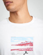 Load image into Gallery viewer, Ben Sherman Postcard Tee - White
