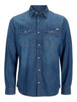 Load image into Gallery viewer, Jack &amp; Jones Sheridan Denim Western Shirt - Indigo
