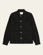 Load image into Gallery viewer, Le Deux - Layton AOP Denim Overshirt in Black
