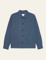 Load image into Gallery viewer, Le Deux - Layton Cotton Overshirt in Dark Denim Blue - Mitchell McCabe Menswear
